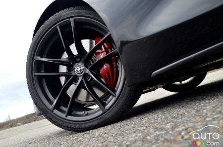2021 Toyota Supra, front wheel